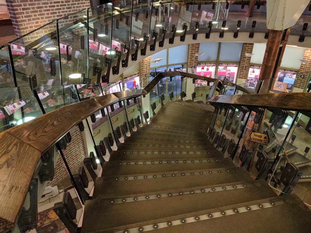 Stairway to exhibition